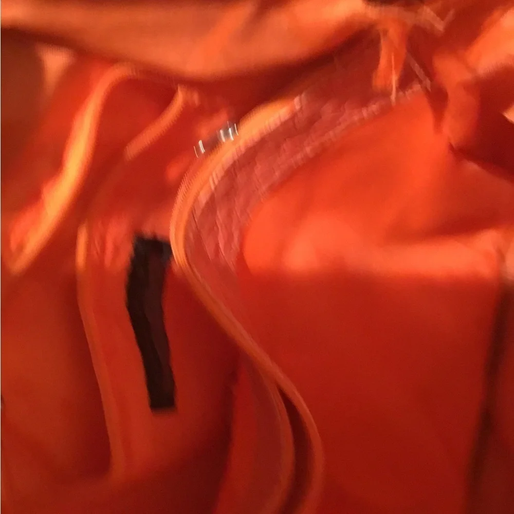 Braciano Orange Woven Shoulder Bag